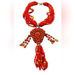Huge Coral Necklace